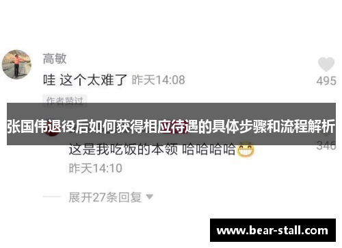 张国伟退役后如何获得相应待遇的具体步骤和流程解析